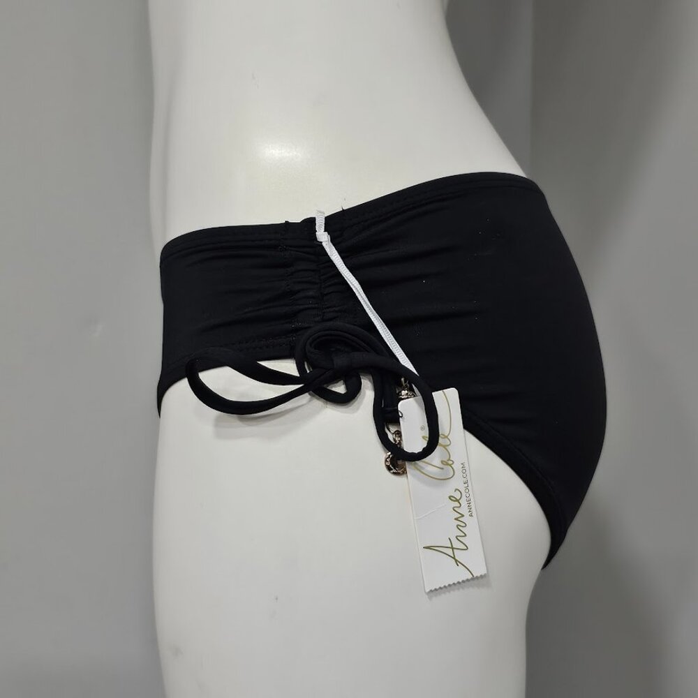 Anne Cole Ruched-Side Bikini Bottoms Size Small - Picture 3 of 7